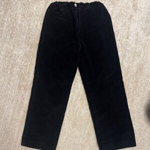 Papo d'Anjo Black Corduroy Kids Pants